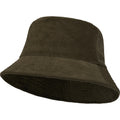 Forest Green - Front - Elevate NXT Unisex Adult Howson Corduroy Recycled Sun Hat