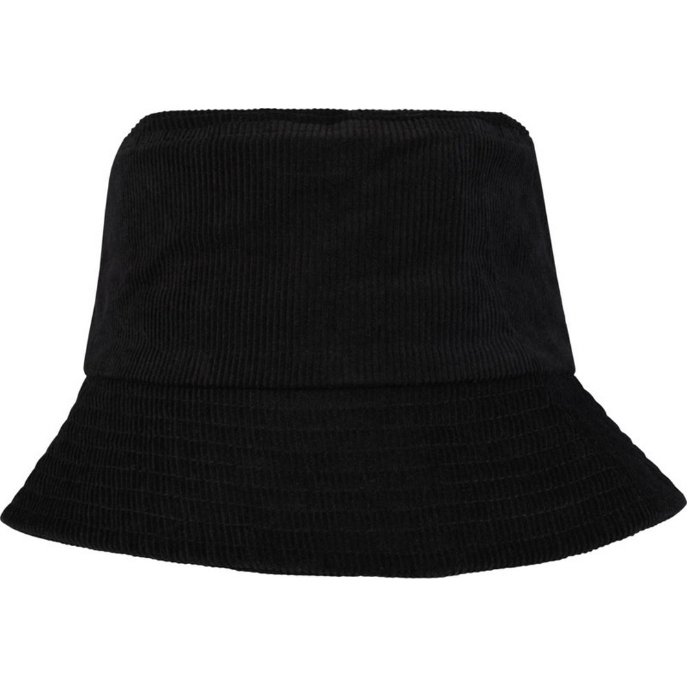Solid Black - Side - Elevate NXT Unisex Adult Howson Corduroy Recycled Sun Hat