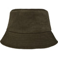 Forest Green - Side - Elevate NXT Unisex Adult Howson Corduroy Recycled Sun Hat