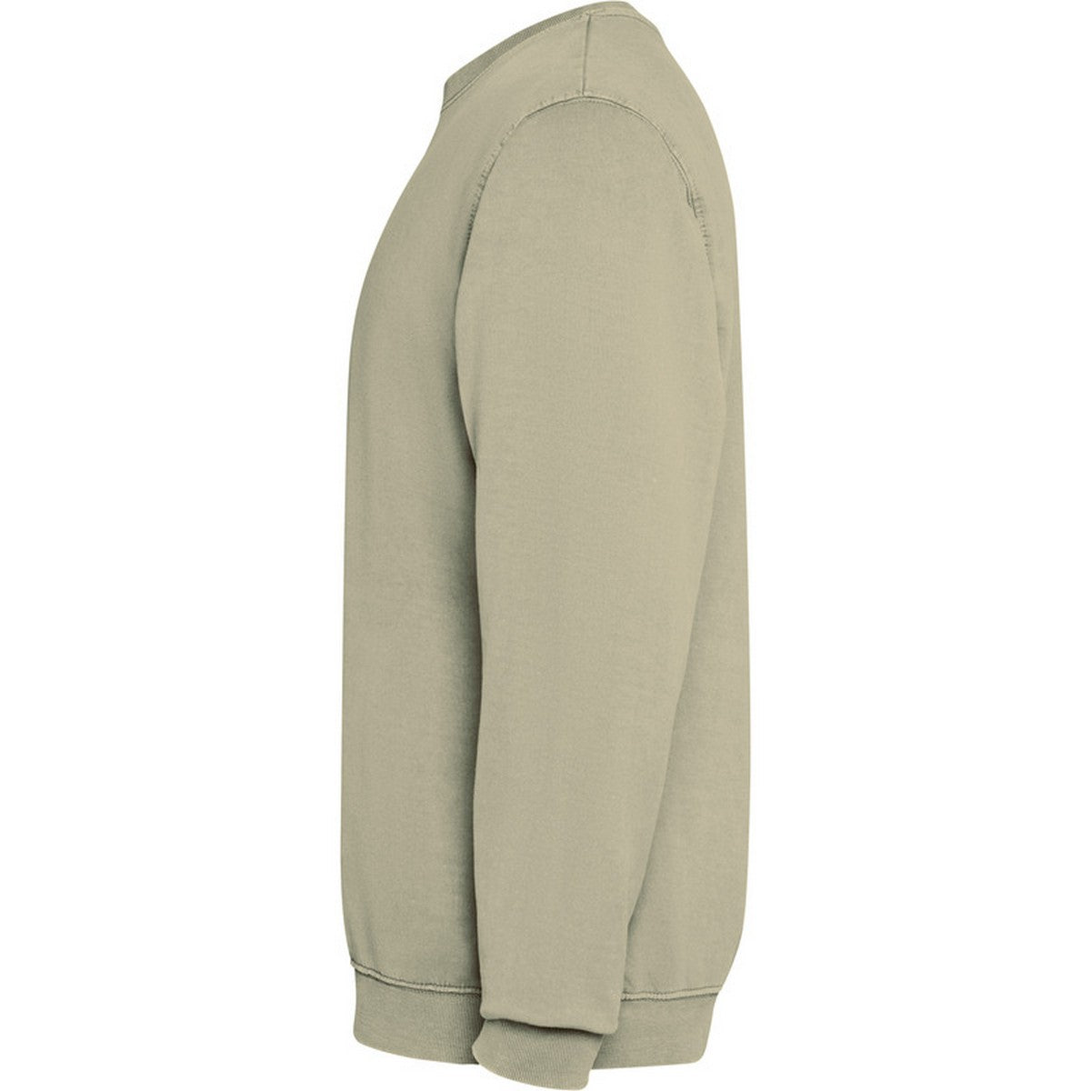 Khaki - Lifestyle - Roly Unisex Adult Jaya Crew Neck Sweatshirt