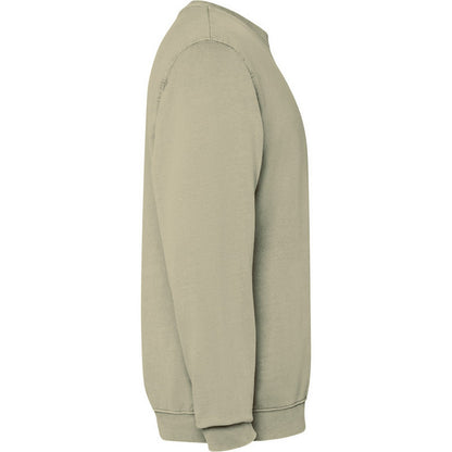 Khaki - Side - Roly Unisex Adult Jaya Crew Neck Sweatshirt