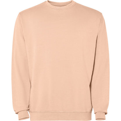 Light Orange - Front - Roly Unisex Adult Jaya Crew Neck Sweatshirt