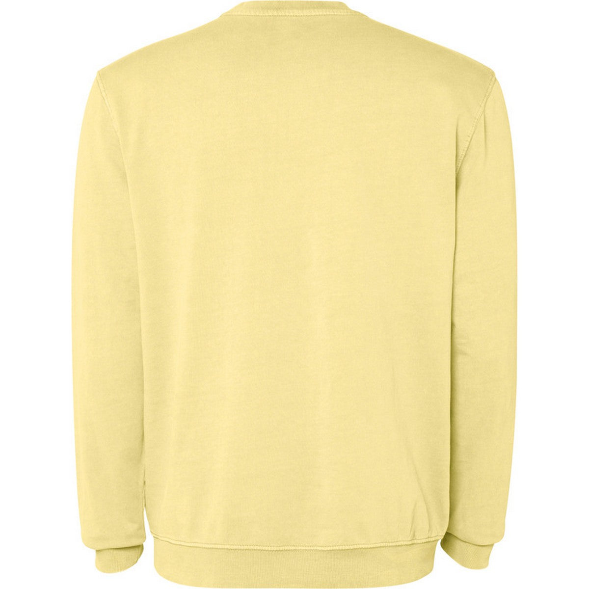 Yellow - Back - Roly Unisex Adult Jaya Crew Neck Sweatshirt