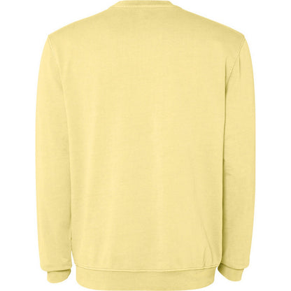 Yellow - Back - Roly Unisex Adult Jaya Crew Neck Sweatshirt