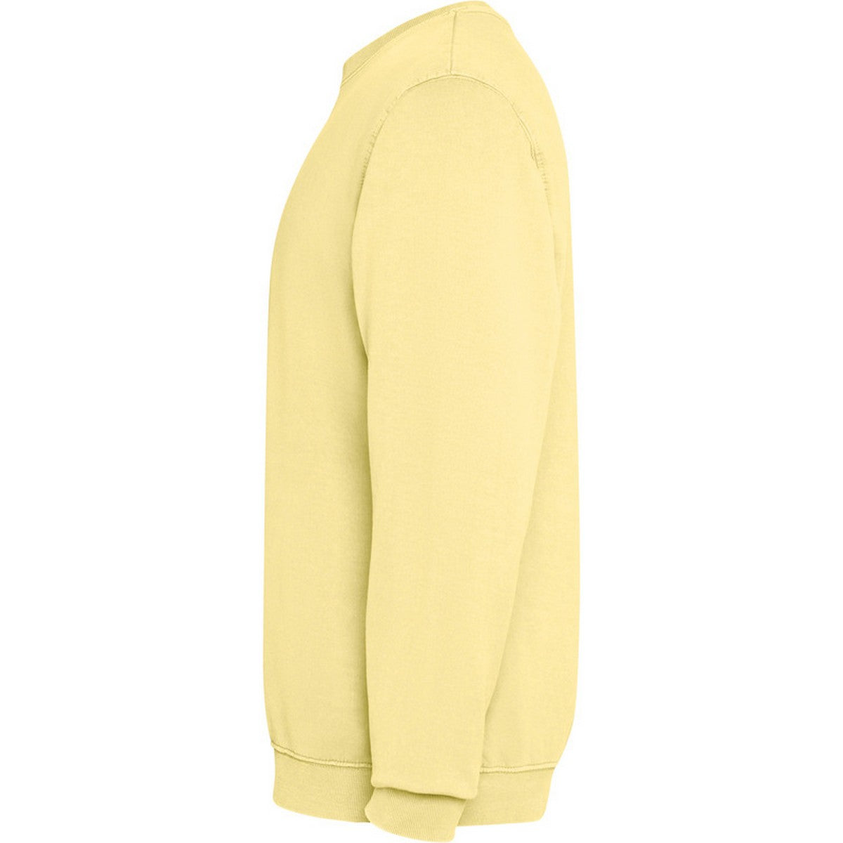 Yellow - Lifestyle - Roly Unisex Adult Jaya Crew Neck Sweatshirt