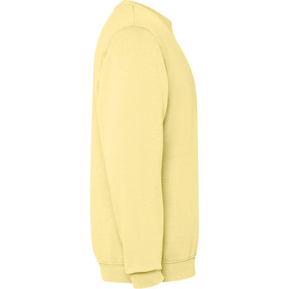 Yellow - Side - Roly Unisex Adult Jaya Crew Neck Sweatshirt