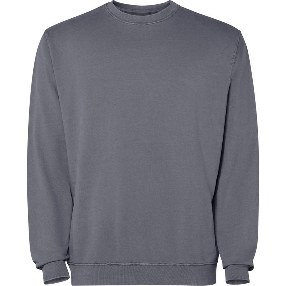 Dark Grey - Front - Roly Unisex Adult Jaya Crew Neck Sweatshirt