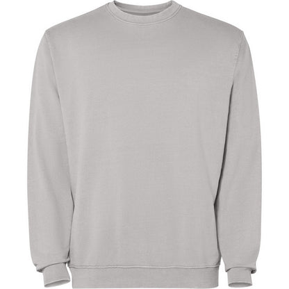 Grey - Front - Roly Unisex Adult Jaya Crew Neck Sweatshirt