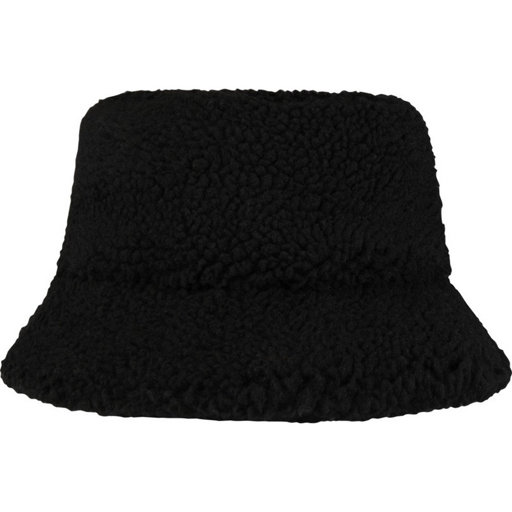 Solid Black - Side - Elevate Essentials Baru Sherpa Sun Hat