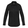 Solid Black - Front - Elevate NXT Womens-Ladies Citrine Shirt