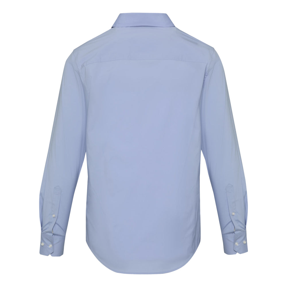 Light Blue - Back - Elevate NXT Mens Poplin Shirt