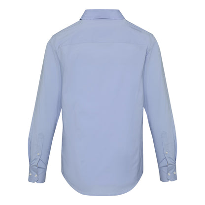 Light Blue - Back - Elevate NXT Mens Poplin Shirt