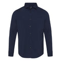 Navy Blue - Front - Elevate NXT Mens Poplin Shirt