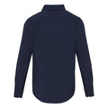 Navy Blue - Back - Elevate NXT Mens Poplin Shirt