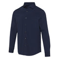 Navy Blue - Side - Elevate NXT Mens Poplin Shirt