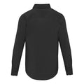 Solid Black - Back - Elevate NXT Mens Poplin Shirt