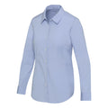 Light Blue-Light Blue - Side - Elevate NXT Womens-Ladies Poplin Shirt