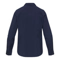 Navy Blue - Back - Elevate NXT Womens-Ladies Poplin Shirt
