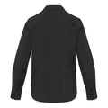 Solid Black - Back - Elevate NXT Womens-Ladies Poplin Shirt