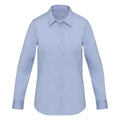 Light Blue-Light Blue - Front - Elevate NXT Womens-Ladies Poplin Shirt