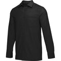 Solid Black-Solid Black - Side - Elevate NXT Unisex Adult Alum Silhouette Corduroy Shirt