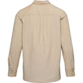 Oatmeal - Back - Elevate NXT Unisex Adult Alum Silhouette Corduroy Shirt