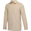 Oatmeal - Side - Elevate NXT Unisex Adult Alum Silhouette Corduroy Shirt