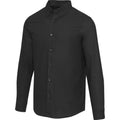 Solid Black - Side - Elevate NXT Mens Oxford Shirt