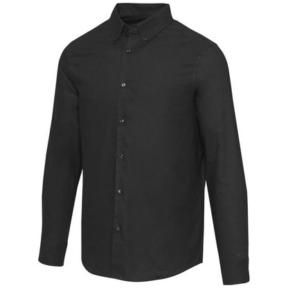 Black - Side - Elevate NXT Mens Oxford Shirt