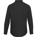 Solid Black - Back - Elevate NXT Mens Oxford Shirt