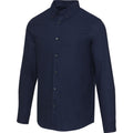 Navy Blue - Side - Elevate NXT Mens Oxford Shirt