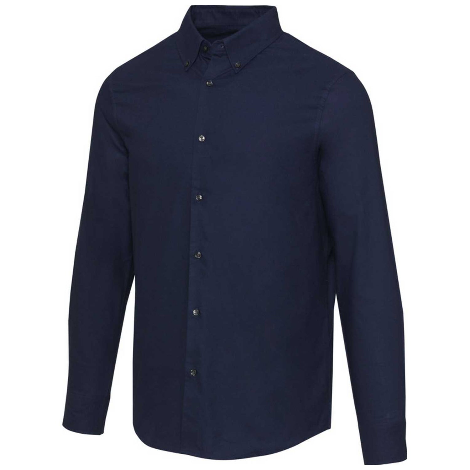 Navy Blue - Side - Elevate NXT Mens Oxford Shirt
