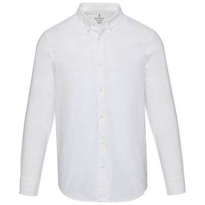 White - Front - Elevate NXT Mens Oxford Shirt