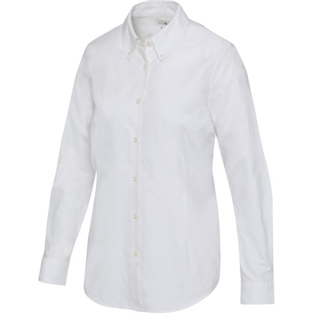 White - Side - Elevate NXT Womens-Ladies Sphene Oxford Shirt