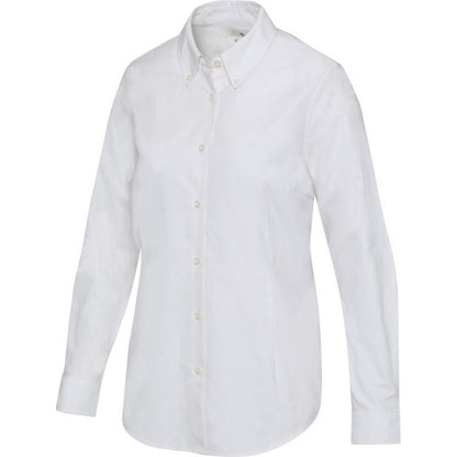 White - Side - Elevate NXT Womens-Ladies Sphene Oxford Shirt