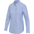 Light Blue - Side - Elevate NXT Womens-Ladies Sphene Oxford Shirt