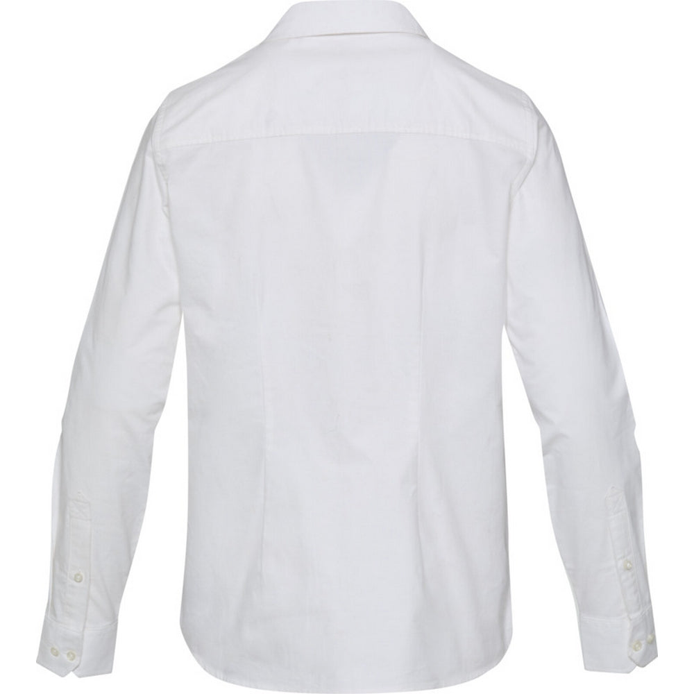 White - Back - Elevate NXT Womens-Ladies Sphene Oxford Shirt