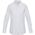 White - Front - Elevate NXT Womens-Ladies Sphene Oxford Shirt