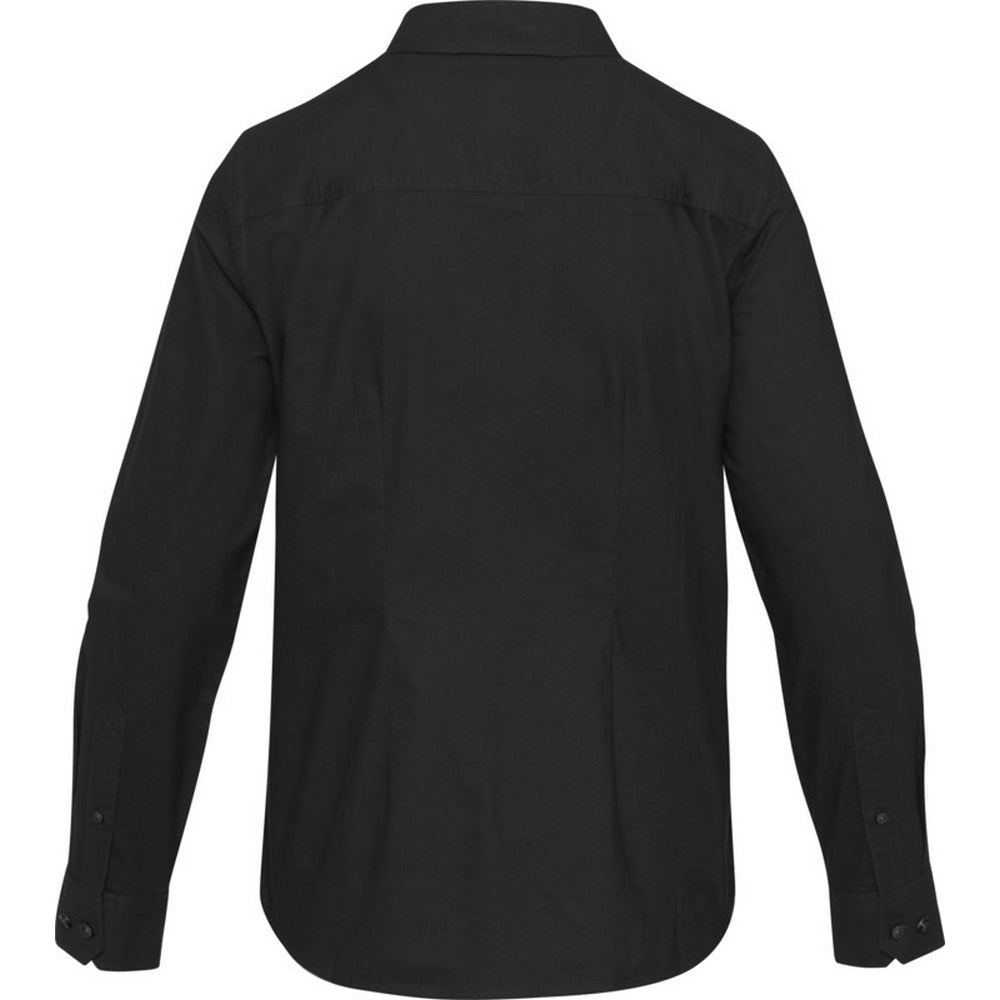 Solid Black - Back - Elevate NXT Womens-Ladies Sphene Oxford Shirt