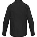 Solid Black - Back - Elevate NXT Womens-Ladies Sphene Oxford Shirt