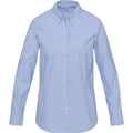 Light Blue - Front - Elevate NXT Womens-Ladies Sphene Oxford Shirt