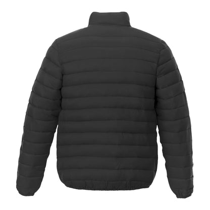 Black - Back - Elevate Essentials Mens Athenas Recycled Padded Jacket
