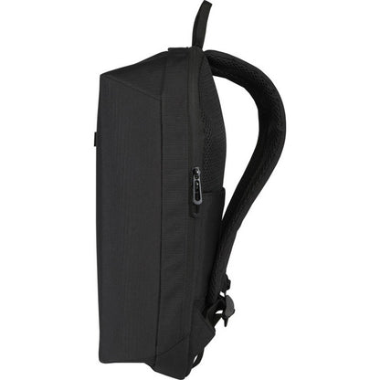 Black - Side - Floso Luma Recycled Anti-Theft 10L Backpack