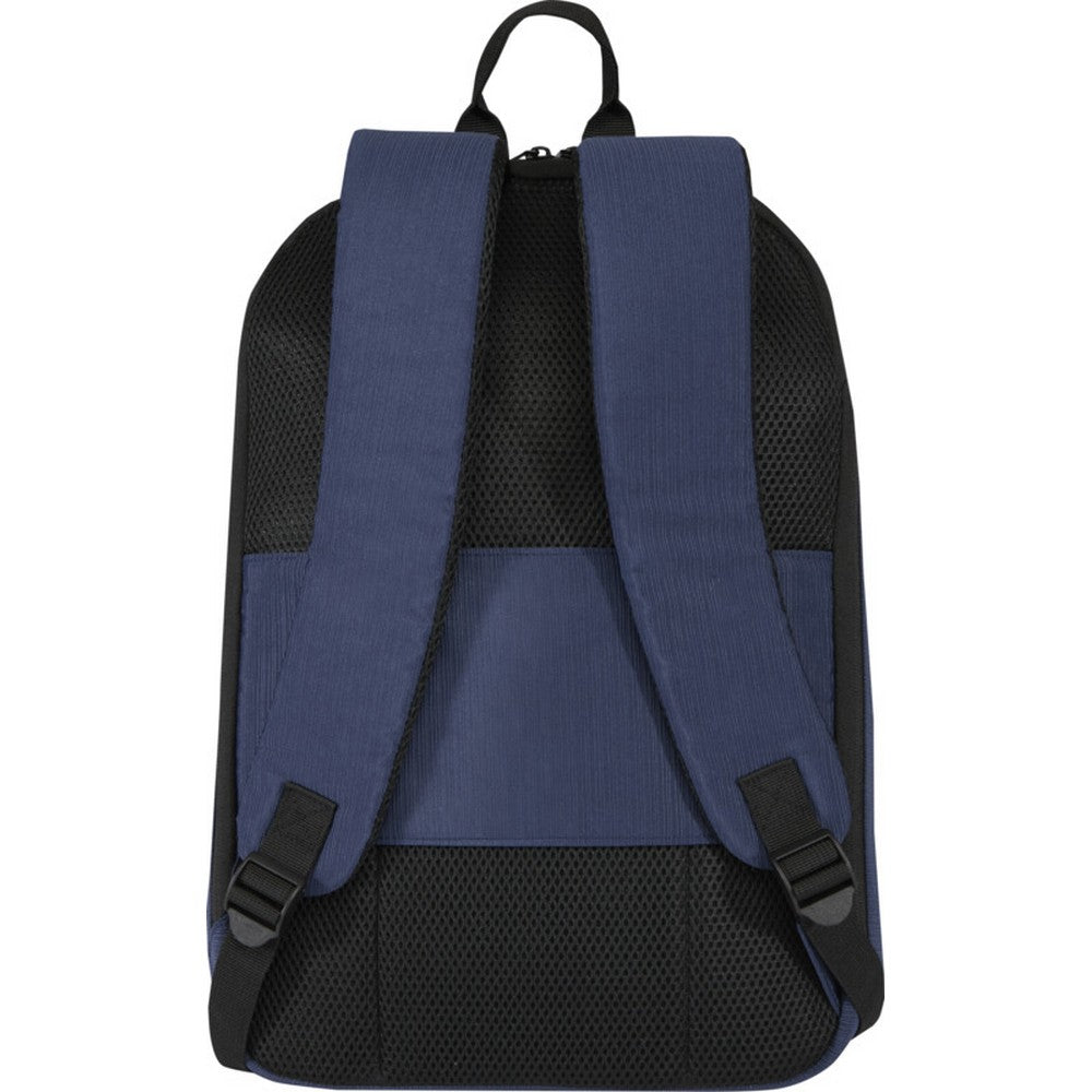 Navy - Back - Floso Luma Recycled Anti-Theft 10L Backpack