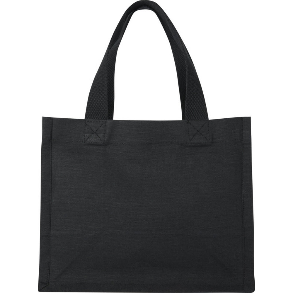 Black - Back - Floso Odessa Mini Recycled Cotton 9L Tote Bag