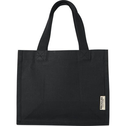 Black - Front - Floso Odessa Mini Recycled Cotton 9L Tote Bag