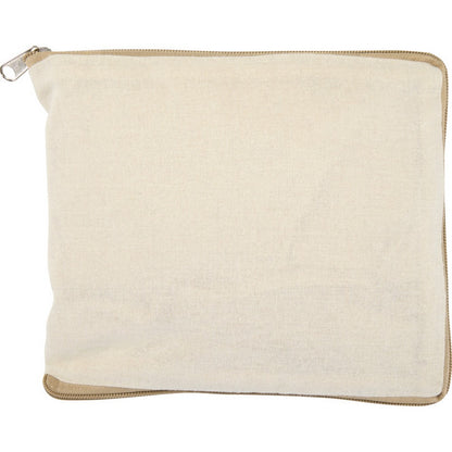 Natural - Side - Floso Sierra Recycled Cotton Foldable 7L Tote Bag