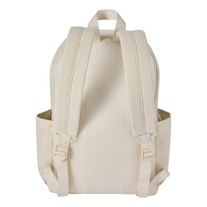 Sandstone - Back - Floso Zaino Plain Recycled Canvas 16L Backpack