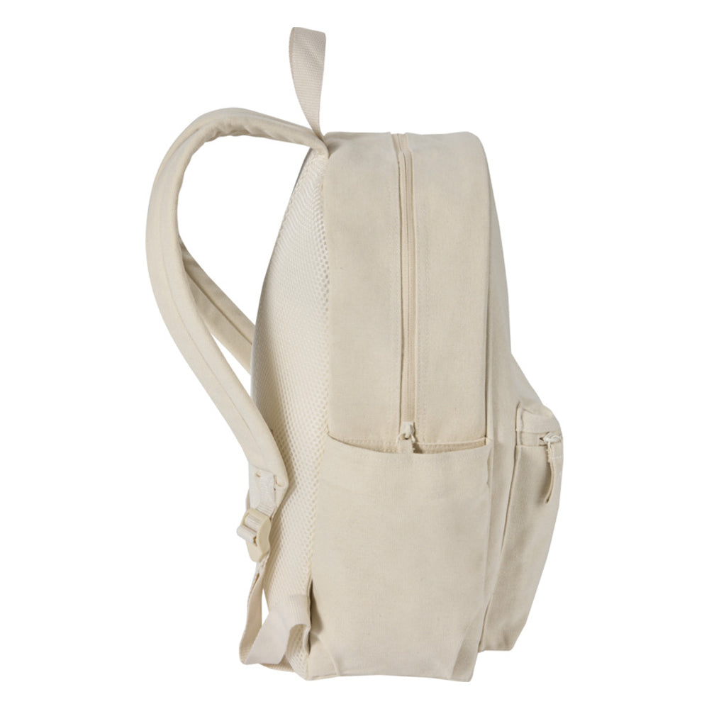 Sandstone - Lifestyle - Floso Zaino Plain Recycled Canvas 16L Backpack
