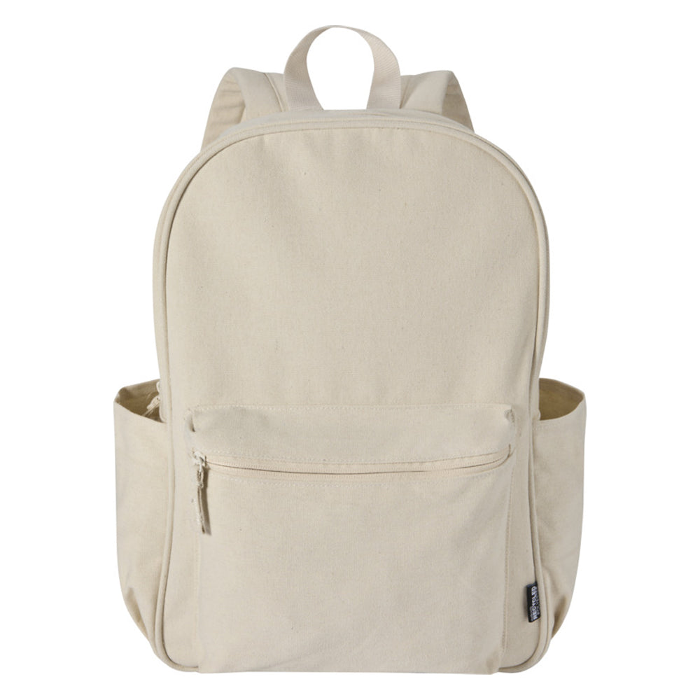 Sandstone - Pack Shot - Floso Zaino Plain Recycled Canvas 16L Backpack